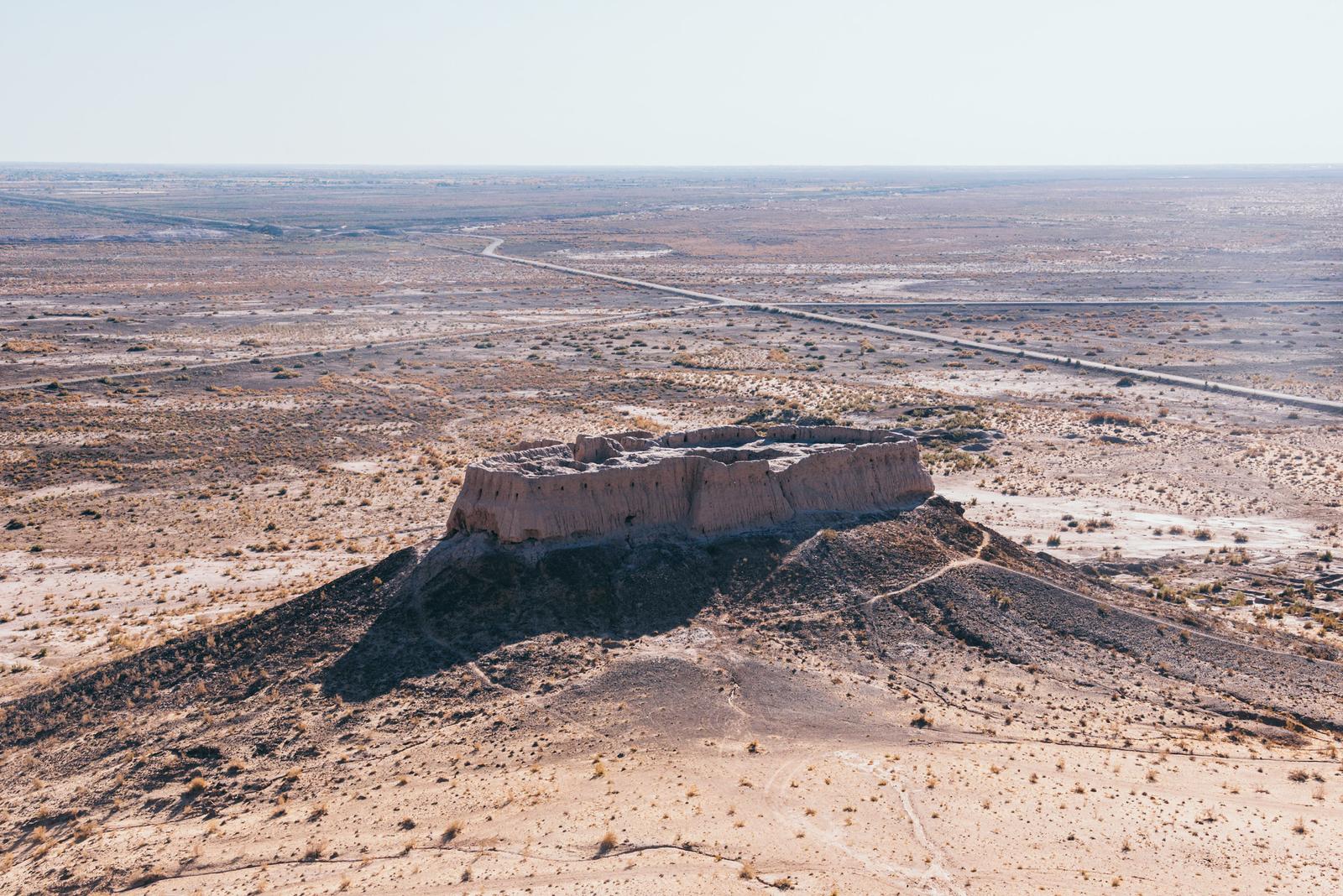 Ayaz-Kala 2, Viewed from Ayaz-Kala 1