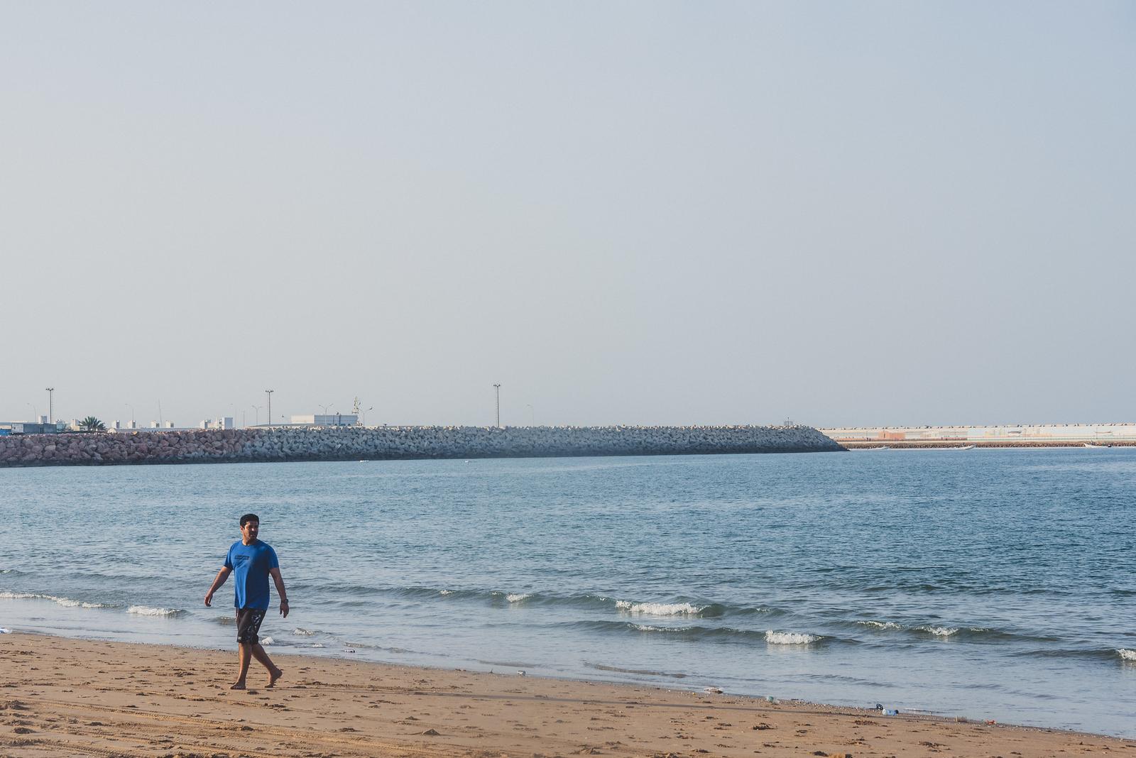 Strolling along the Beach
