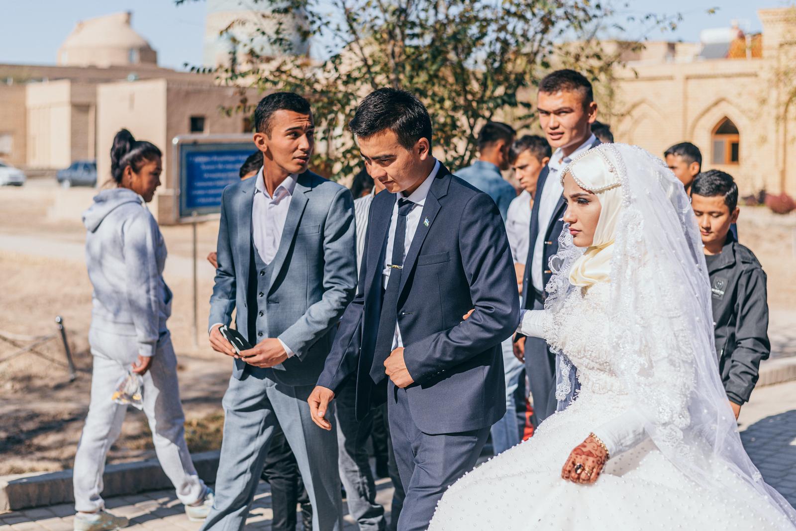 Wedding Proceeding on Street