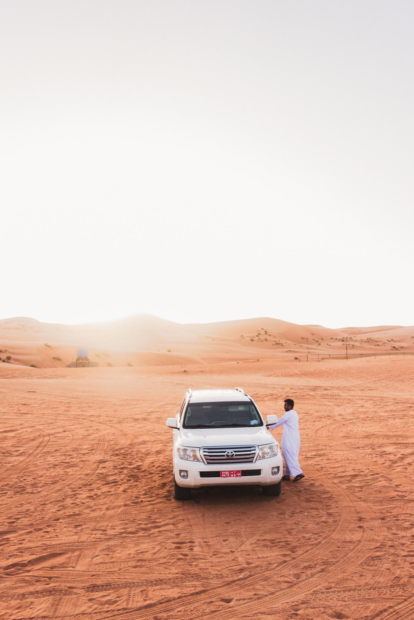 Getting in the Car to the Desert