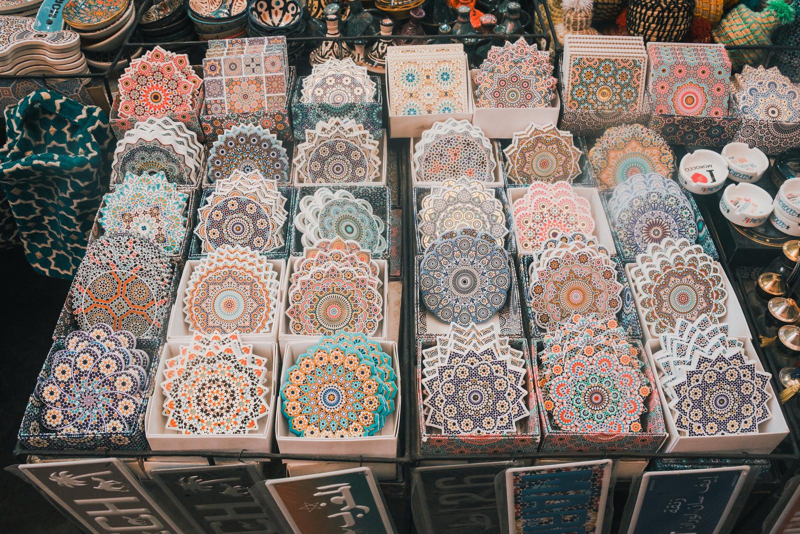 Soaps, Ceramic Coasters, and Pomegranate Juice