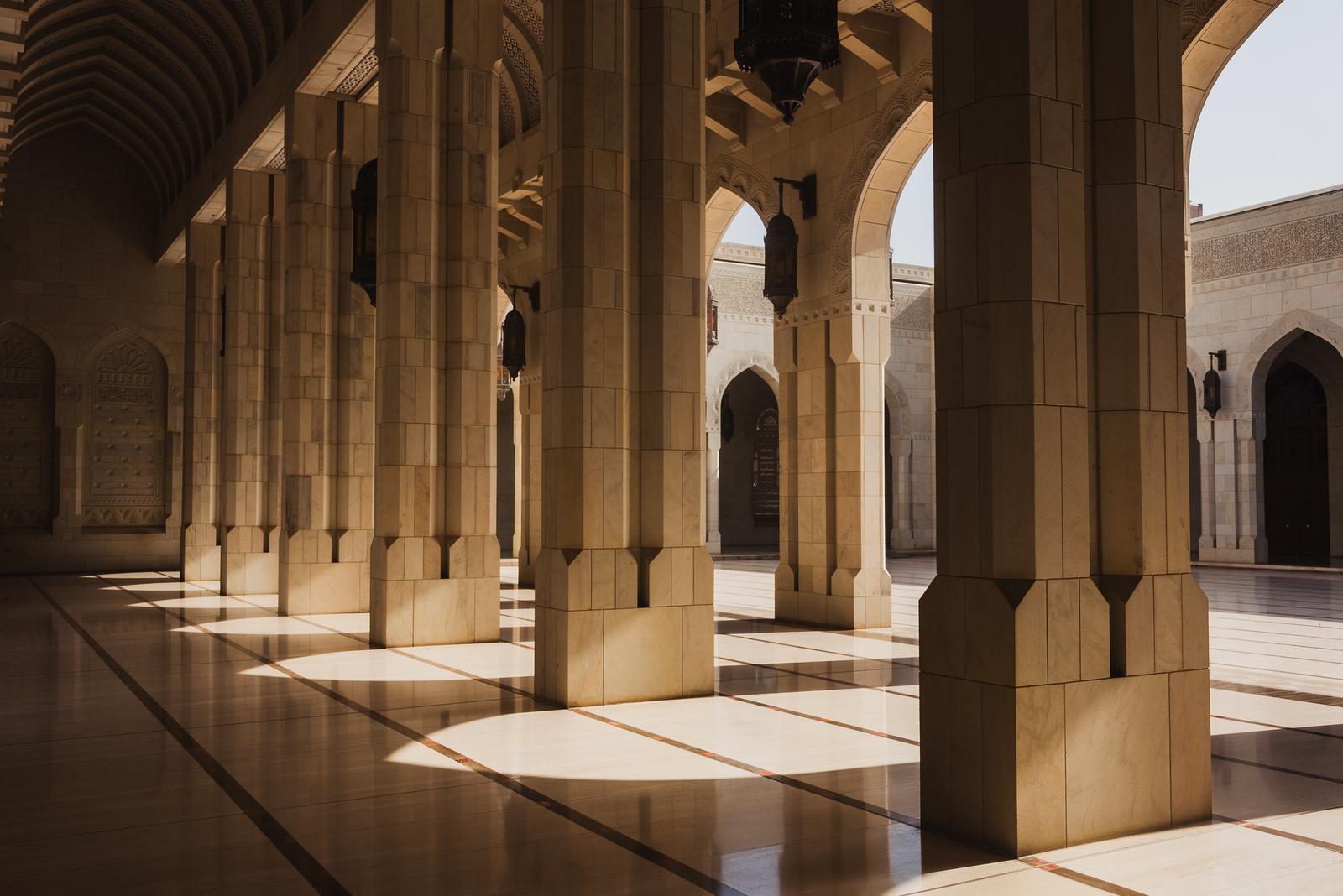 The Rows of Columns Casting Shadows