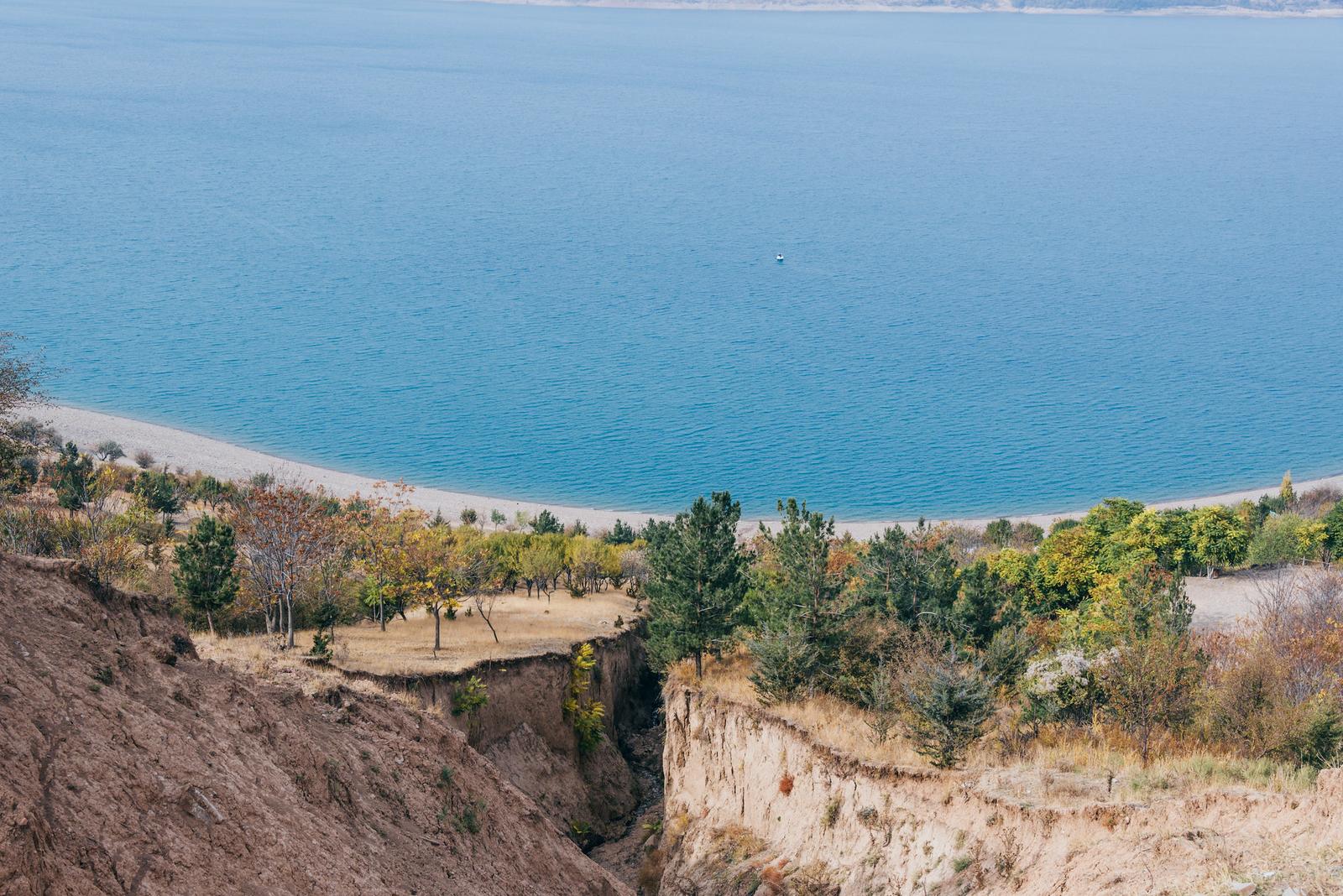 The Blue Chorvoq Lake