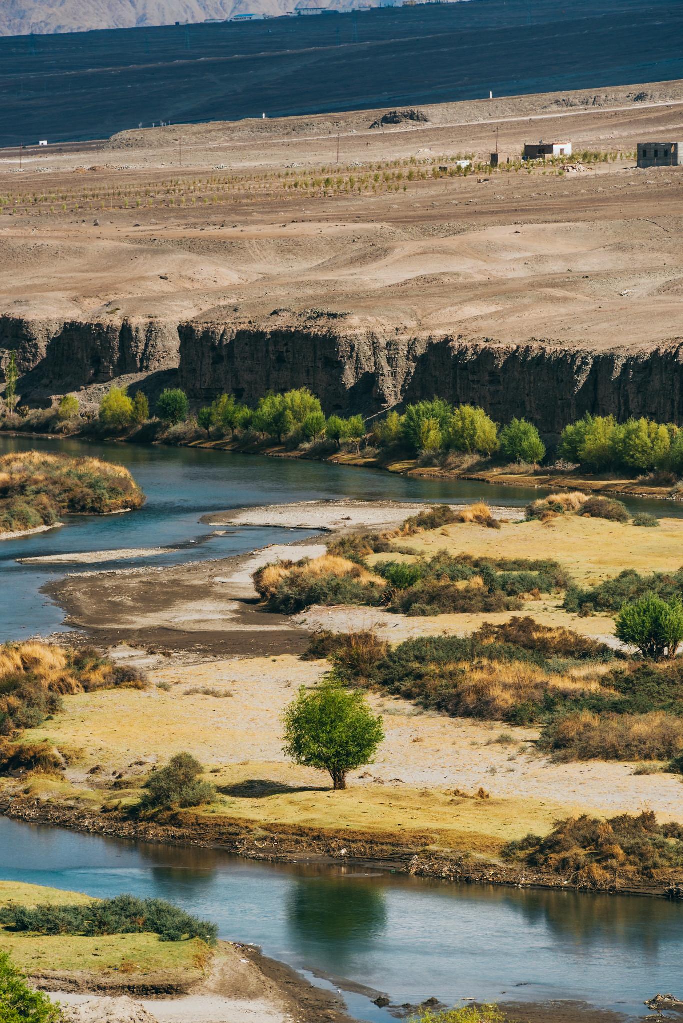 A Beautiful Sight of the Valley by Indus River