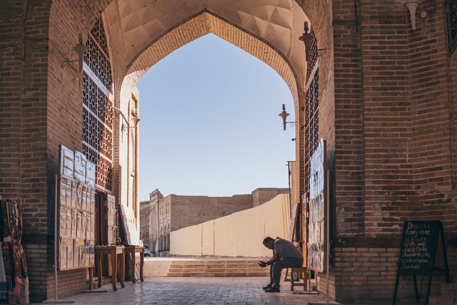 A Merchant at Bazaar