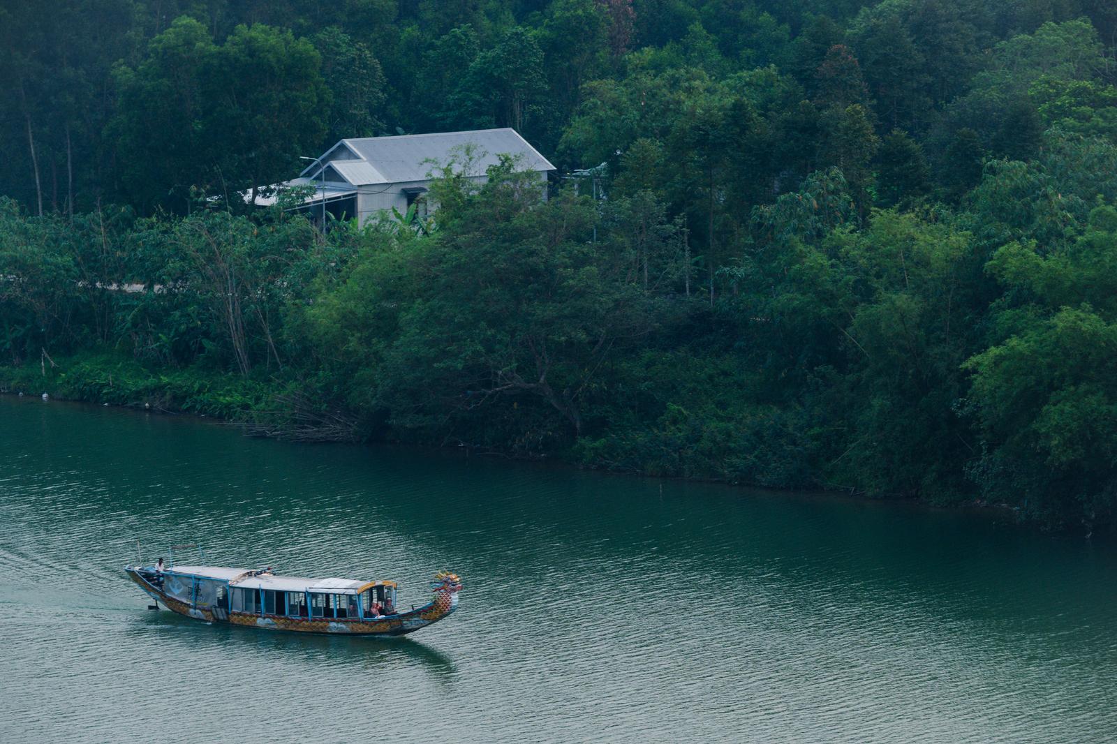 The River in a Greenish Hue