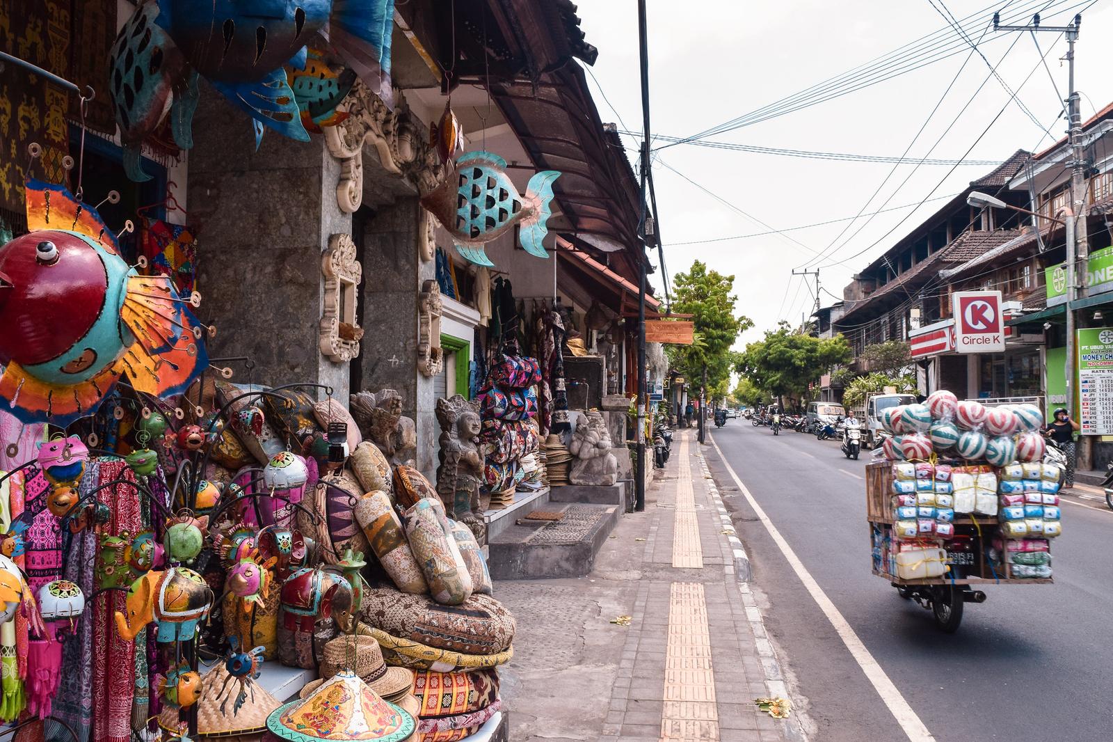 Đường phố ở Ubud