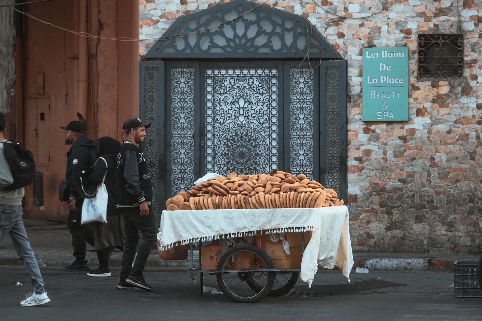 Morning Khobz Bread Stalls
