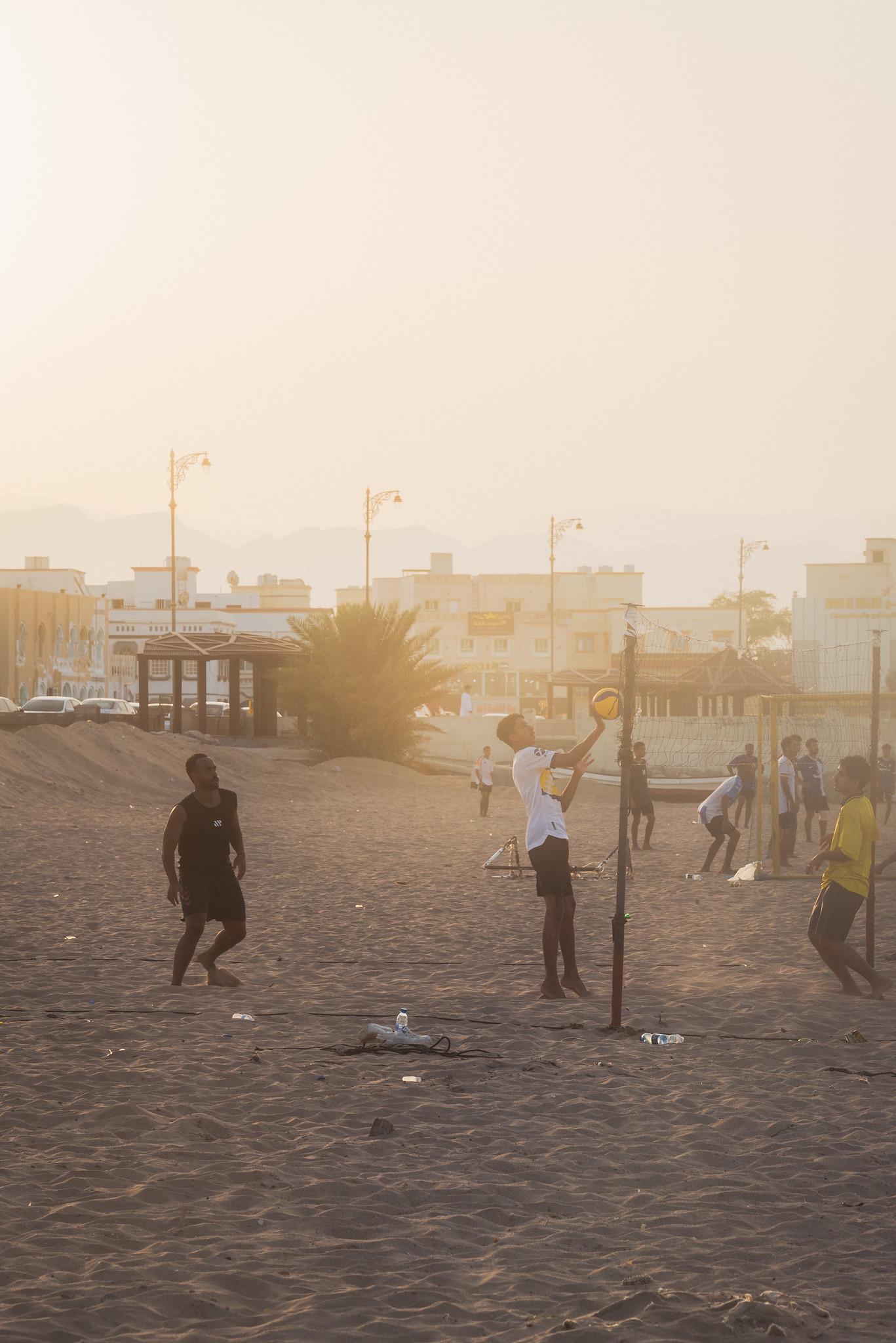 The Lively Scene at the Beach
