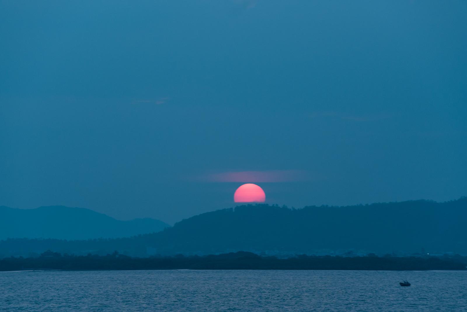 The Sun over Thi Nai Marsh
