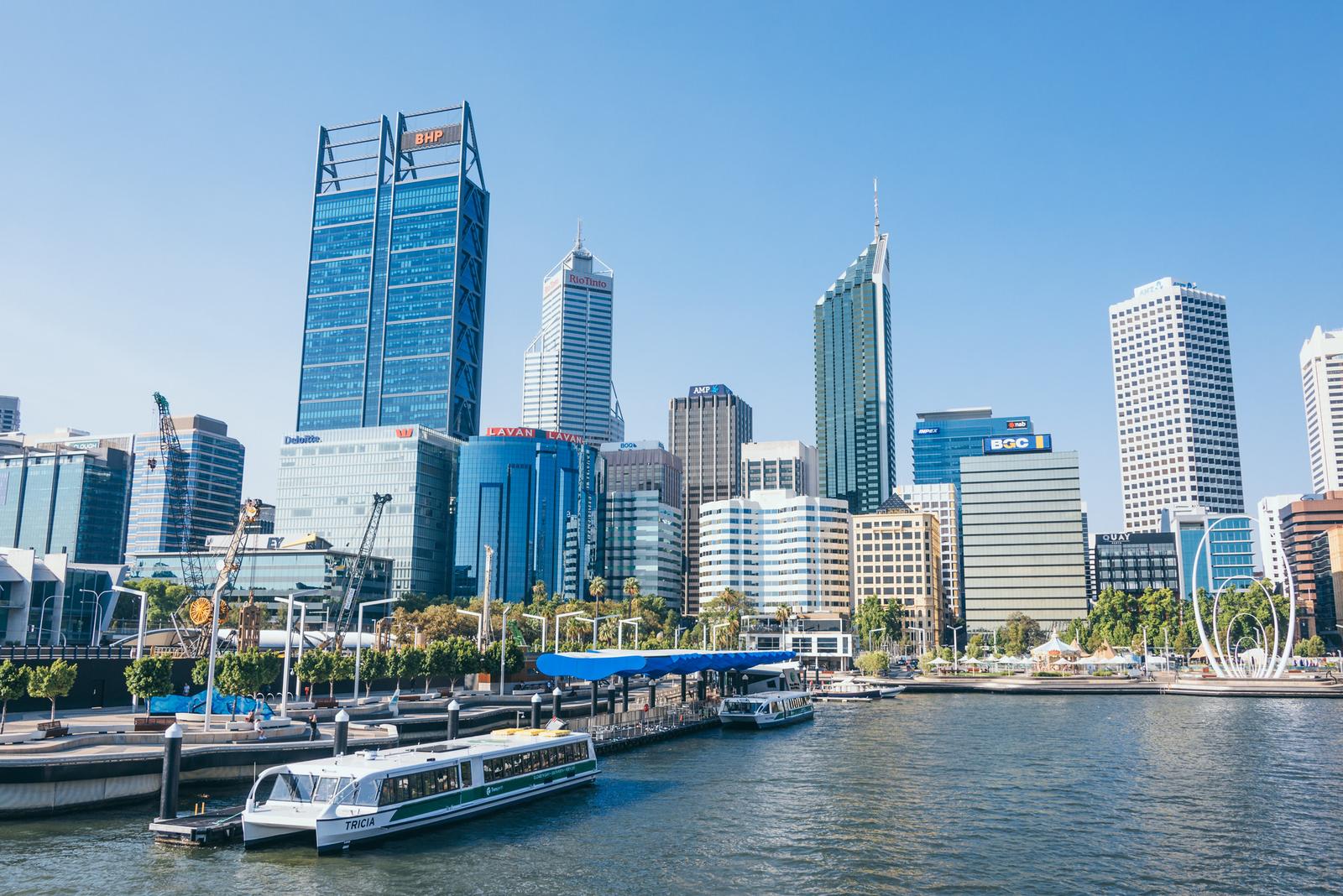 CBD of Perth