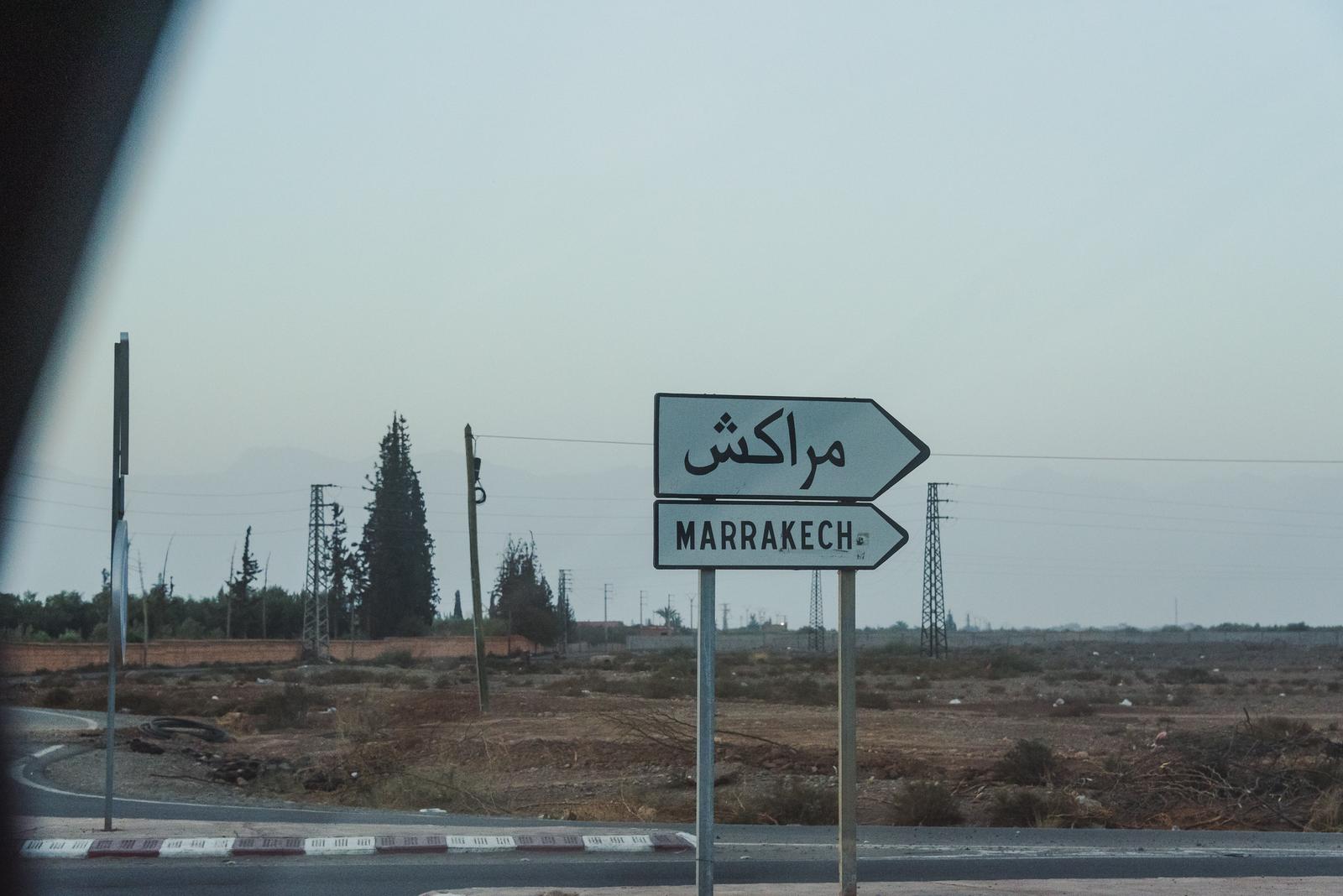 Departing from Marrakech