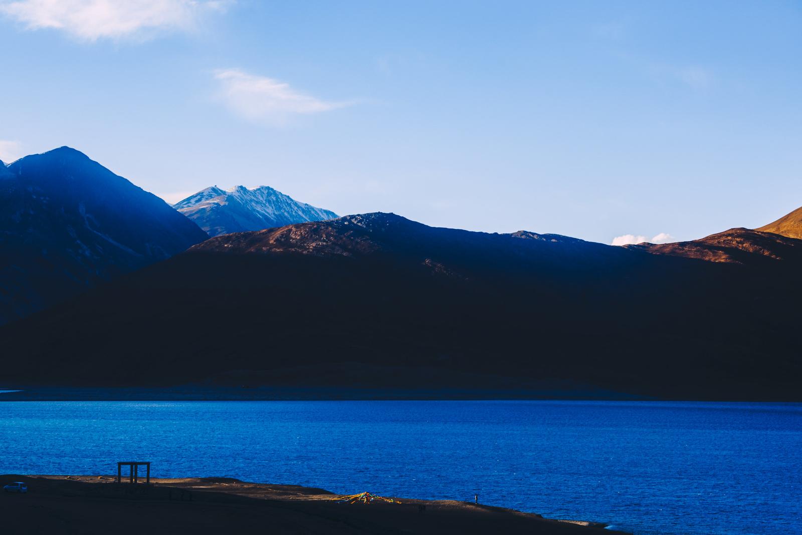 Pangong, thời khắc hoàng hôn