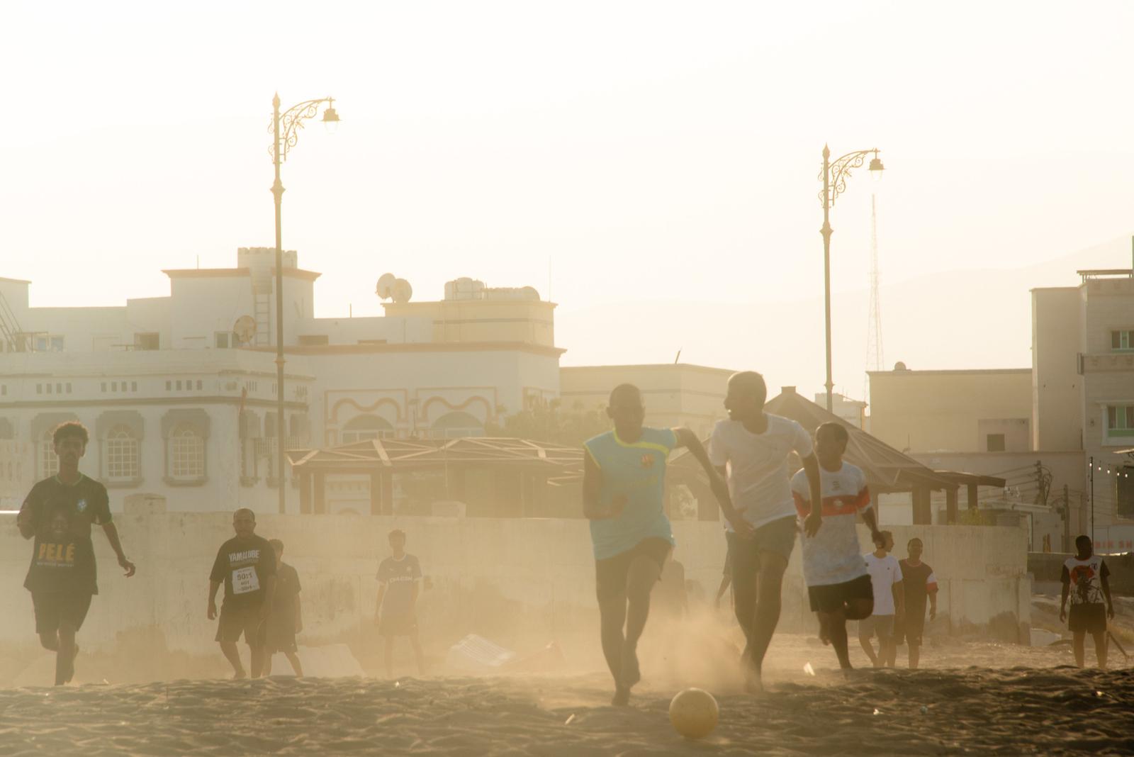 The Lively Scene at the Beach